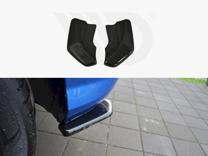 Audi Q2 MK1 Sport 2016 - Onwards Rear Side Splitters - Maxton Design