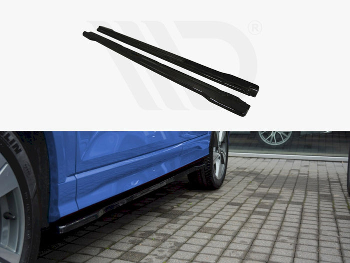 Audi Q2 MK1 Sport 2016 - Onwards Side Skirts Splitters - Maxton Design