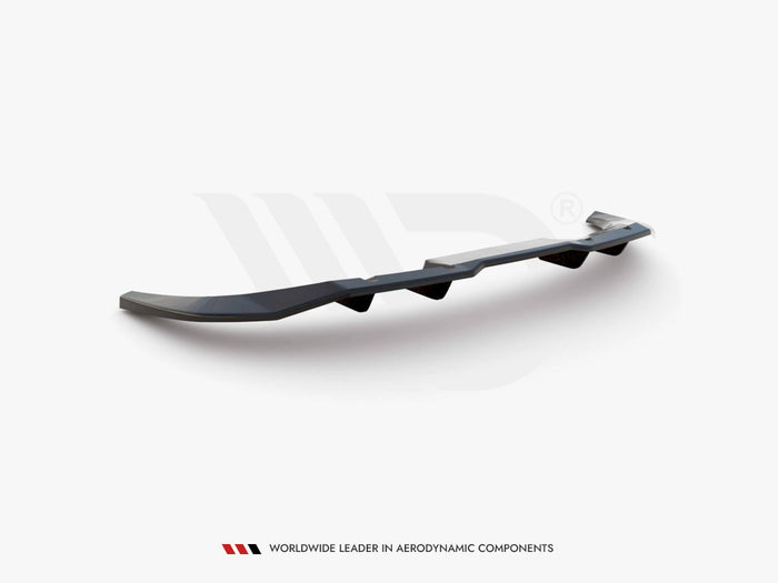 Audi Q3 Sportback S-line (2019-) Central Rear Splitter - Maxton Design