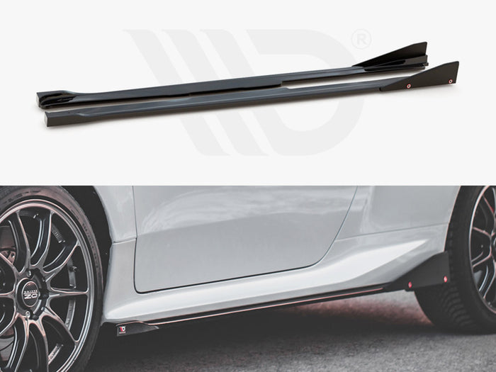 Toyota GR Yaris MK4 (2020-) Side Skirts Diffusers V2 - Maxton Design