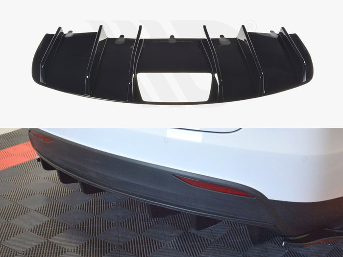 Tesla Model X (2015-) Rear Diffuser - Maxton Design