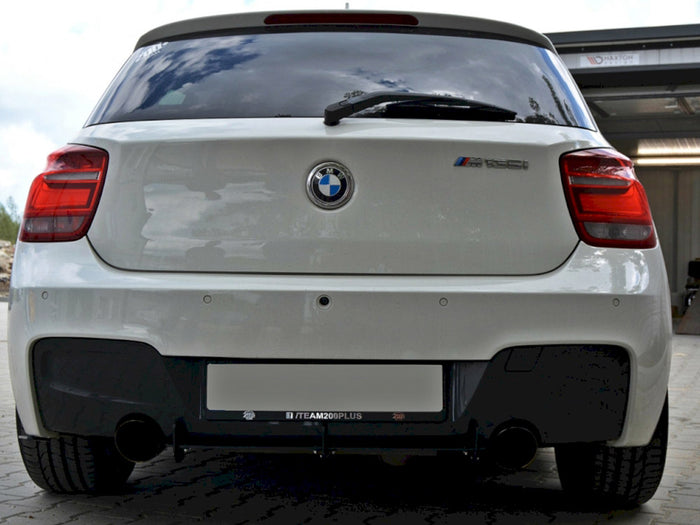 BMW 1 F20/F21 M-power Rear Diffuser & (Preface) Rear Side Splitters - Maxton Design