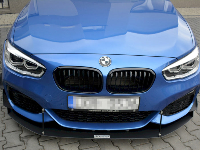 BMW 1 F20/F21 M-power Facelift (2015-19) Front Racing Splitter V.2 - Maxton Design