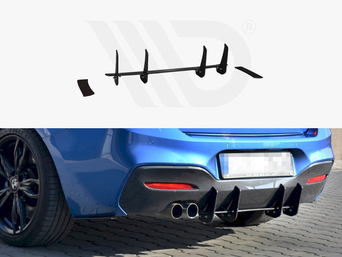 BMW 1 F20/F21 M-power Facelift (2015-19) Rear Diffuser V.1 - Maxton Design