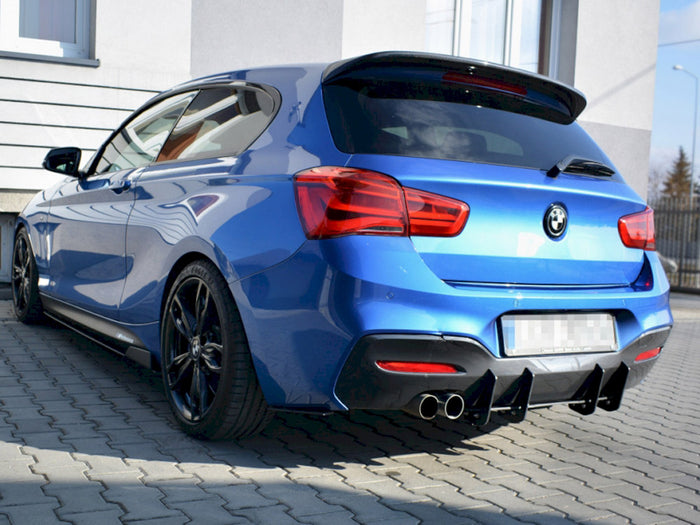 BMW 1 F20/F21 M-power Facelift (2015-19) Rear Diffuser V.1 - Maxton Design