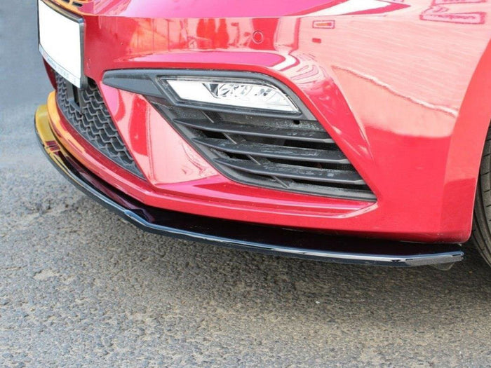 Seat Leon MK 3.5 Cupra/fr (2017-2019) Front Splitter V.2 - Maxton Design