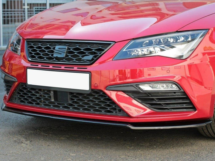 Seat Leon MK 3.5 Cupra/fr (2017-2019) Front Splitter V.2 - Maxton Design