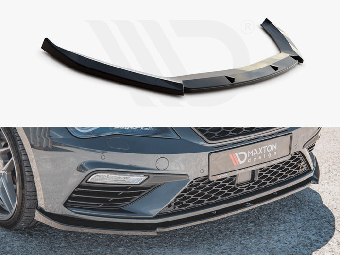 V6 Seat Leon Cupra/ FR MK3 Facelift (2017-2019) Front Splitter - Maxton Design
