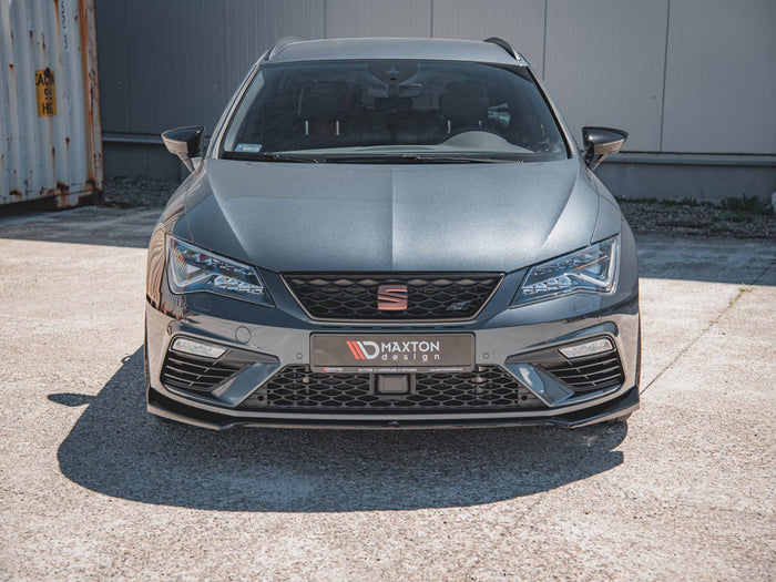 V7 Seat Leon Cupra/ FR MK3 Facelift (2017-2019) Front Splitter - Maxton Design