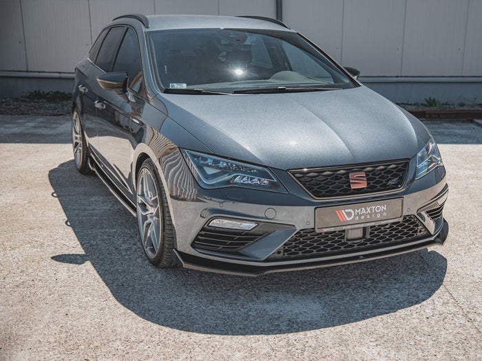 V7 Seat Leon Cupra/ FR MK3 Facelift (2017-2019) Front Splitter - Maxton Design