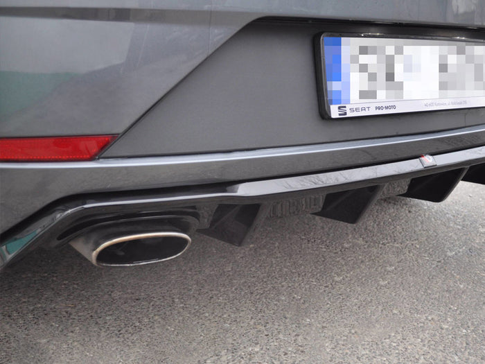 Seat Leon MK3 Cupra Facelift (2017-UP) Rear Diffuser - Maxton Design