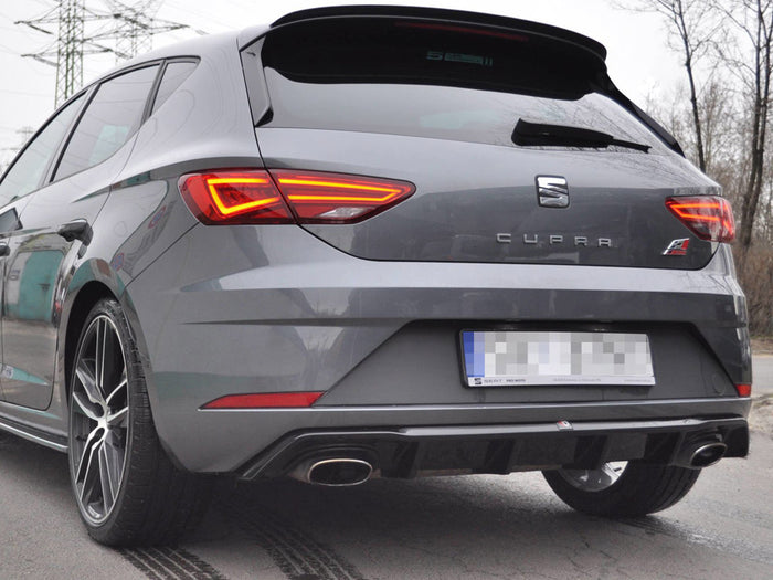 Seat Leon MK3 Cupra Facelift (2017-UP) Rear Diffuser - Maxton Design