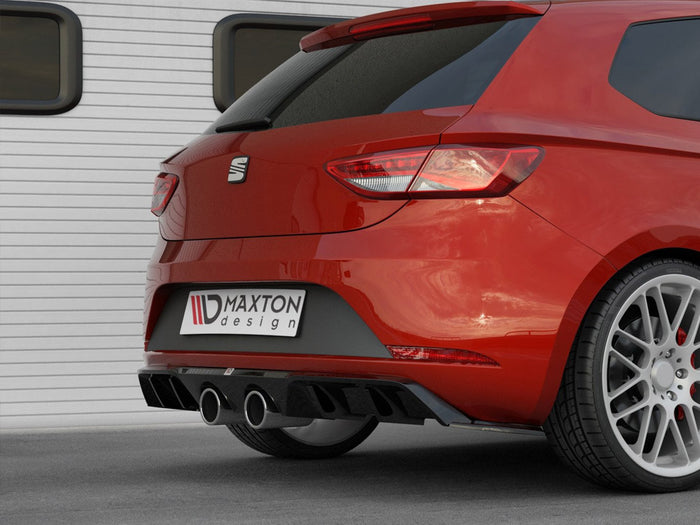 Seat Leon MK3 Cupra Facelift (2017-) Rear Valance V.2 - Maxton Design