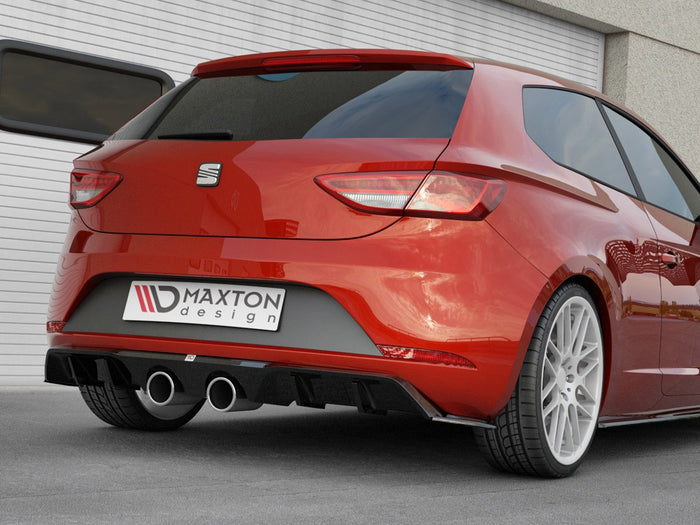 Seat Leon MK3 Cupra Facelift (2017-) Rear Valance V.2 - Maxton Design