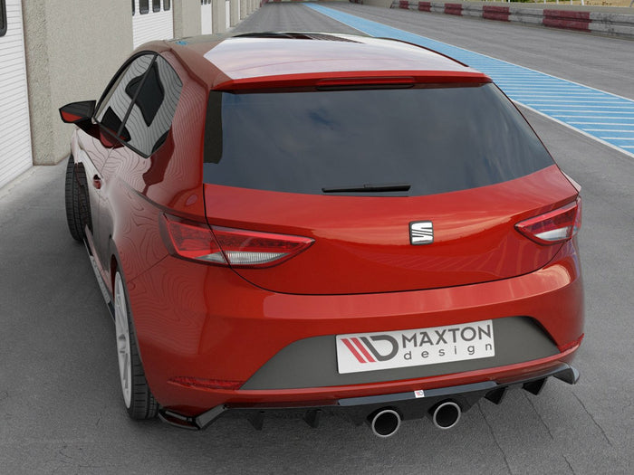 Seat Leon MK3 Cupra Facelift (2017-) Rear Valance V.2 - Maxton Design