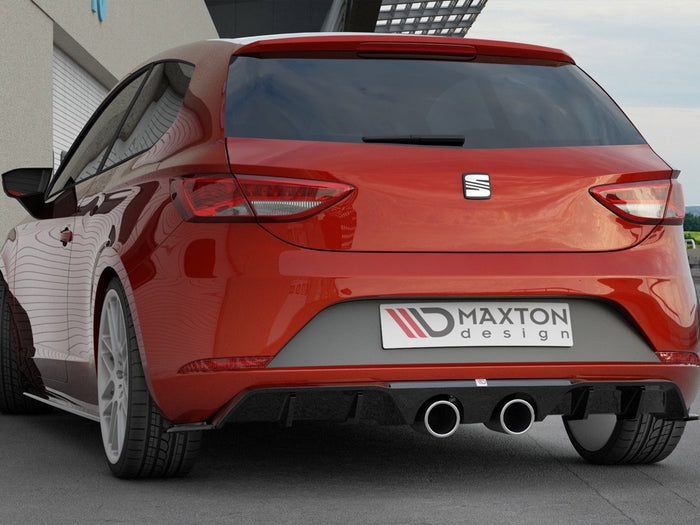 Seat Leon MK3 Cupra Facelift (2017-) Rear Valance V.2 - Maxton Design