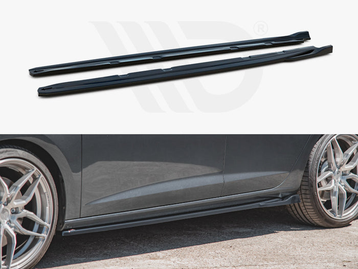Seat Leon Cupra/ FR MK3 Facelift (2017-2019) Side Skirts Splitters V4 - Maxton Design