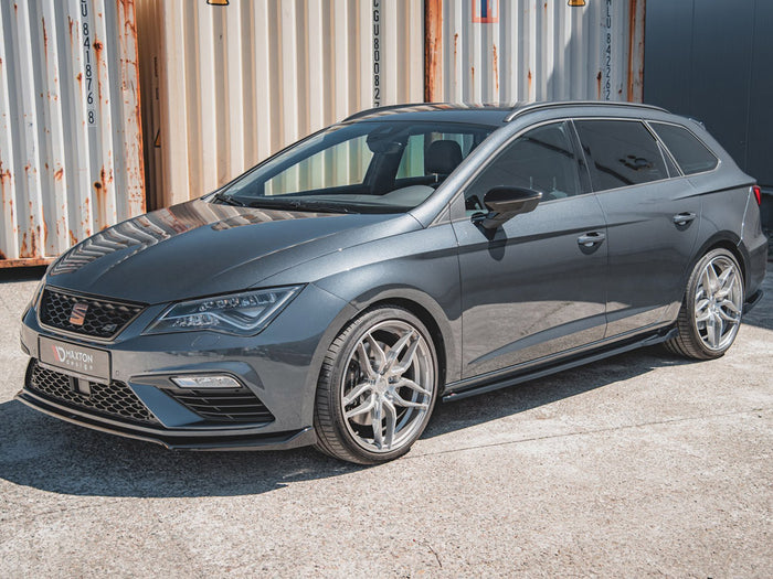 Seat Leon Cupra/ FR MK3 Facelift (2017-2019) Side Skirts Splitters V4 - Maxton Design