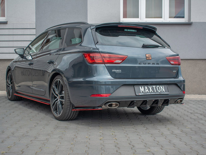 Seat Leon MK3 Cupra ST (2017-) Rear Diffuser - Maxton Design