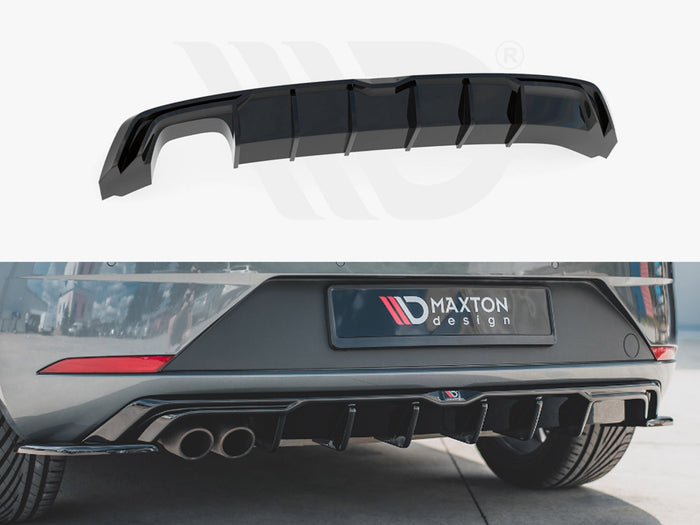 Seat Leon MK3 FR Facelift (2017-2019) Rear Valance - Maxton Design