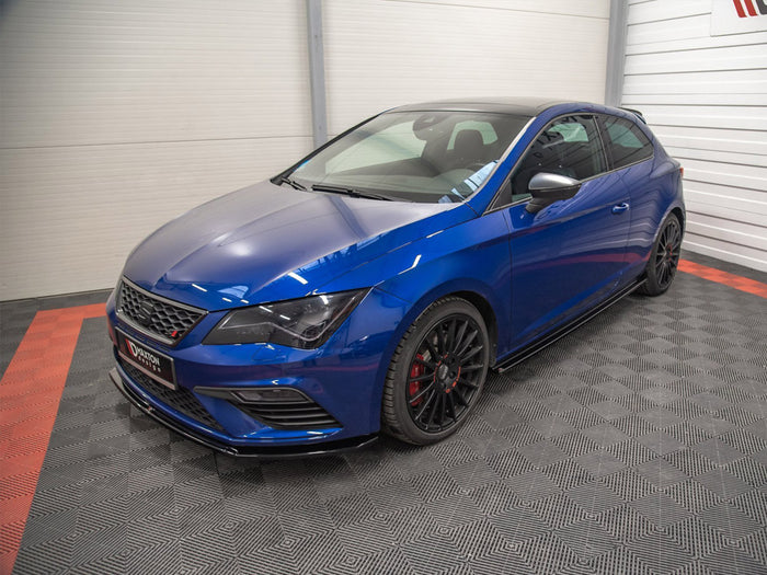 Seat Leon Cupra/ FR SC MK3/ MK3 Facelift (2013-2019) Side Skirts Splitters - Maxton Design