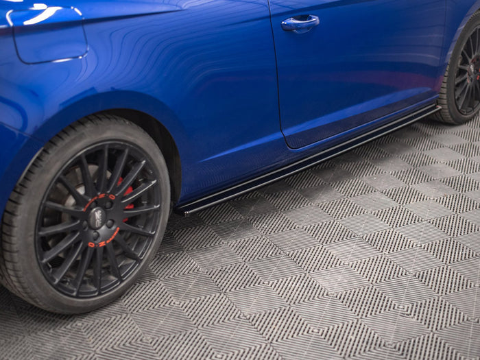 Seat Leon Cupra/ FR SC MK3/ MK3 Facelift (2013-2019) Side Skirts Splitters - Maxton Design