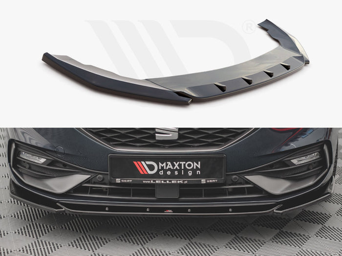Seat Leon FR MK4 (2020-) Front Splitter V2 - Maxton Design
