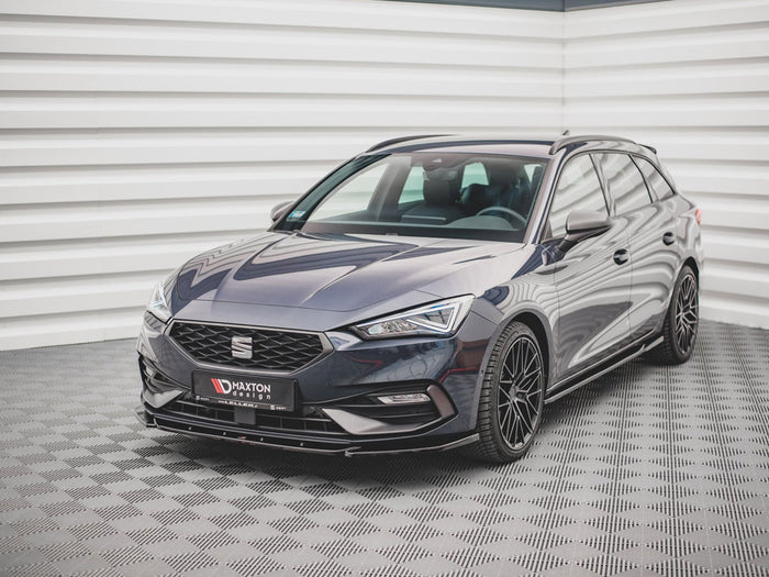 Seat Leon FR MK4 (2020-) Front Splitter V2 - Maxton Design
