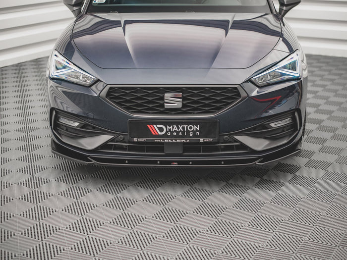 Seat Leon FR MK4 (2020-) Front Splitter V2 - Maxton Design
