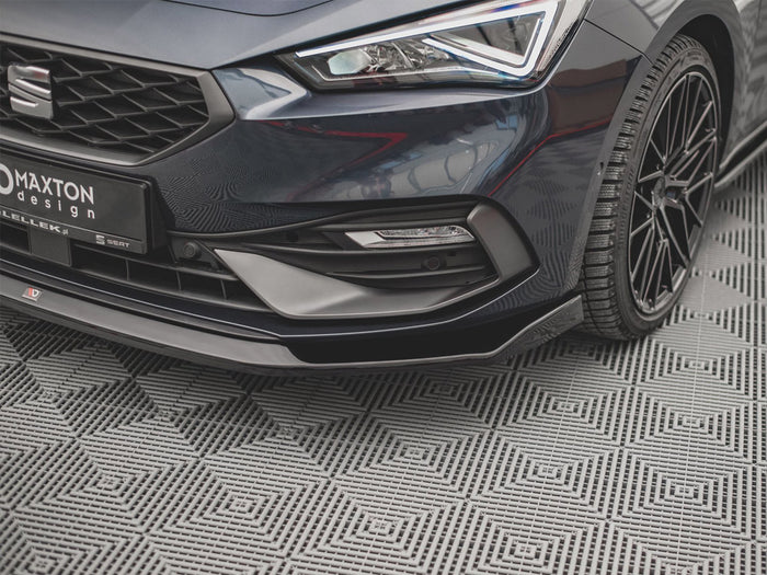 Seat Leon FR MK4 (2020-) Front Splitter V3 - Maxton Design