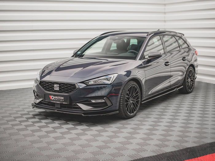 Seat Leon FR MK4 (2020-) Front Splitter V4 - Maxton Design