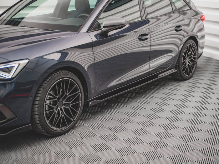 Seat Leon FR MK4 (2020-) Side Skirts Diffusers V2 - Maxton Design