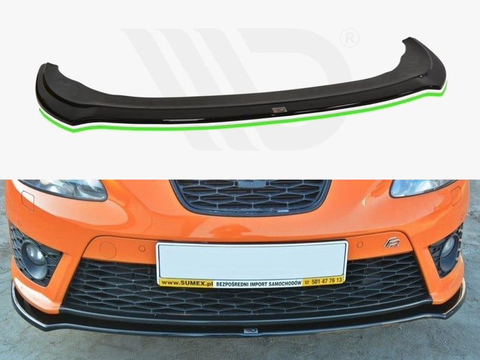 Seat Leon MK2 Cupra / FR (Facelift) Front Splitter V.2 - Maxton Design