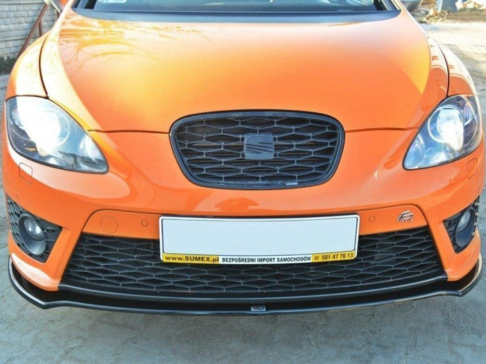 Seat Leon MK2 Cupra / FR (Facelift) Front Splitter V.2 - Maxton Design