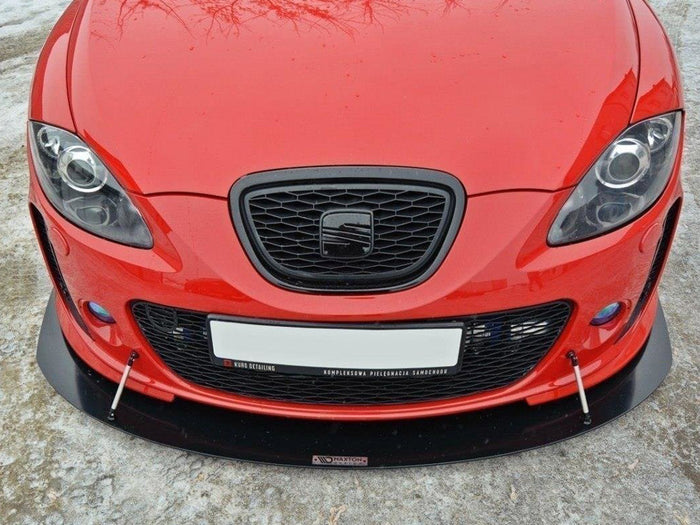 Seat Leon MK2 MS Design Front Racing Splitter V.1 - Maxton Design