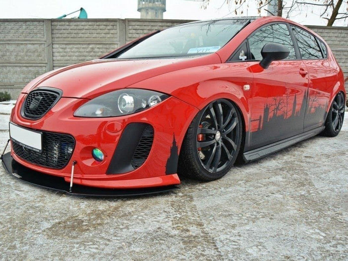 Seat Leon MK2 MS Design Front Racing Splitter V.2 - Maxton Design