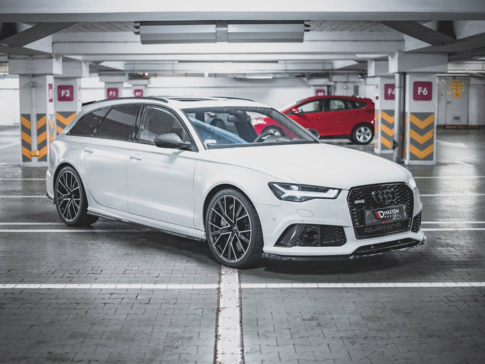 Audi RS6 C7 (2013-2017) Front Splitter V3 - Maxton Design