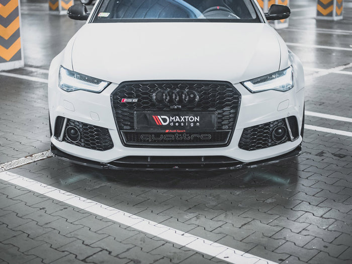 Audi RS6 C7 (2013-2017) Front Splitter V3 - Maxton Design