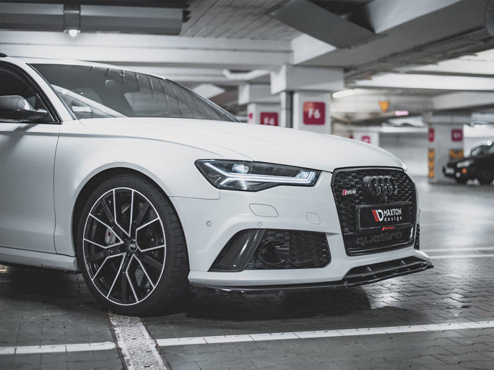 Audi RS6 C7 (2013-2017) Front Splitter V4 - Maxton Design