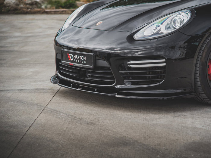 Porsche Panamera Turbo 970 Facelift (2013-2016) Front Splitter V1 - Maxton Design