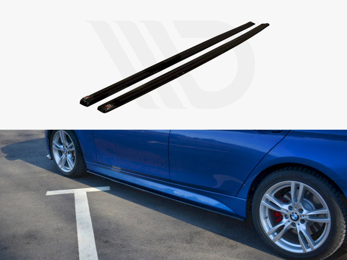 BMW 3-SERIES F30 Facelift Sedan M-sport (2015-2018) Side Skirts Splitters - Maxton Design