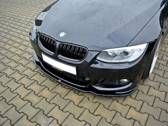 BMW 3 E92 M-sport Facelift (2010-2013) Front Splitter V.2 - Maxton Design