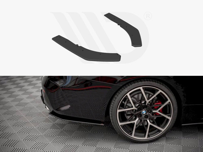 BMW 4 M-pack G22 (2020-) Street PRO Rear Side Splitters - Maxton Design