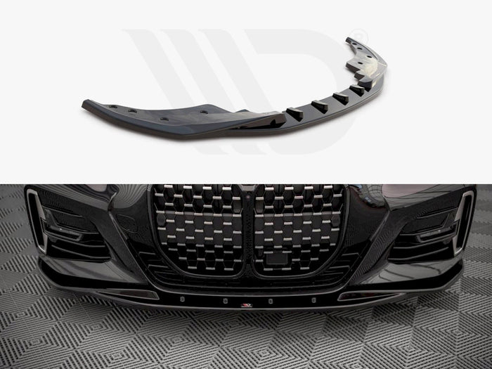 BMW 4 M-pack G22 (2020-) Front Splitter V.1 - Maxton Design