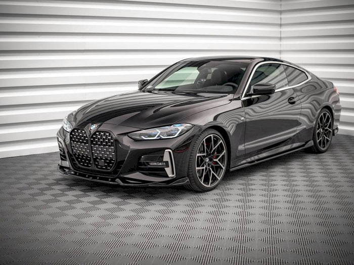 BMW 4 M-pack G22 (2020-) Front Splitter V.2 - Maxton Design