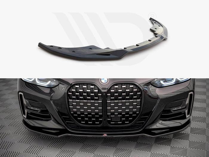 BMW 4 M-pack G22 (2020-) Front Splitter V.3 - Maxton Design