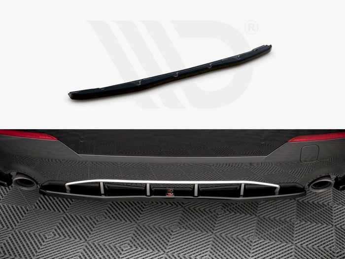 BMW 4 M-pack G22 (2020-) Central Rear Splitter - Maxton Design