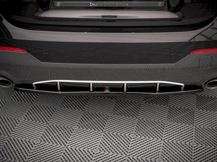 BMW 4 M-pack G22 (2020-) Central Rear Splitter - Maxton Design