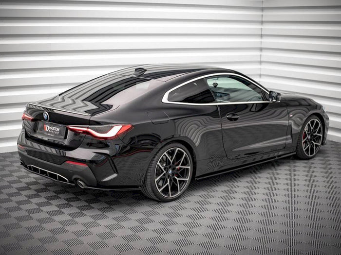 BMW 4 M-pack G22 (2020-) Rear Side Splitters V.1 - Maxton Design