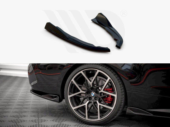 BMW 4 M-pack G22 (2020-) Rear Side Splitters V.2 - Maxton Design